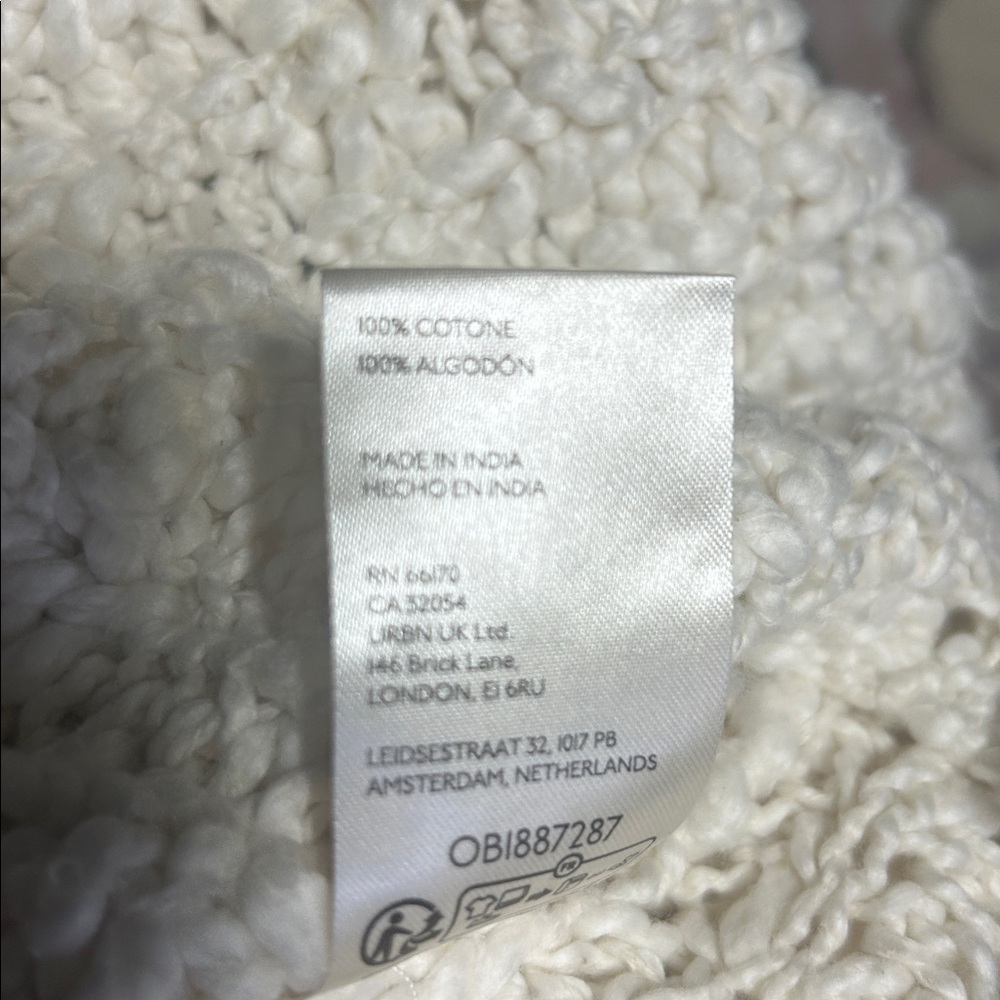 Free People Off-White Chunky Knit Sweater - Picture 6 of 9
